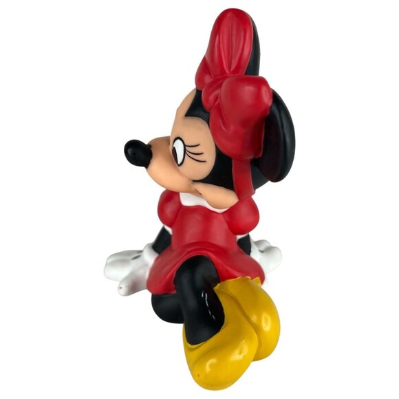 Vintage Minnie Mouse Figurine Coin Bank Walt Disney Collectible Piggy Bank Plug - Picture 4 of 10